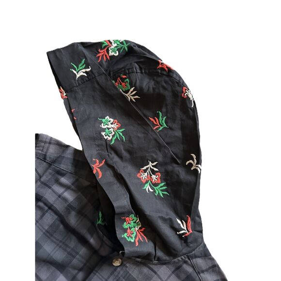 Emotionally Unavailable - Hooded Button Down Shirt - New - Sz Sm. made in Japan - Picture 2 of 7